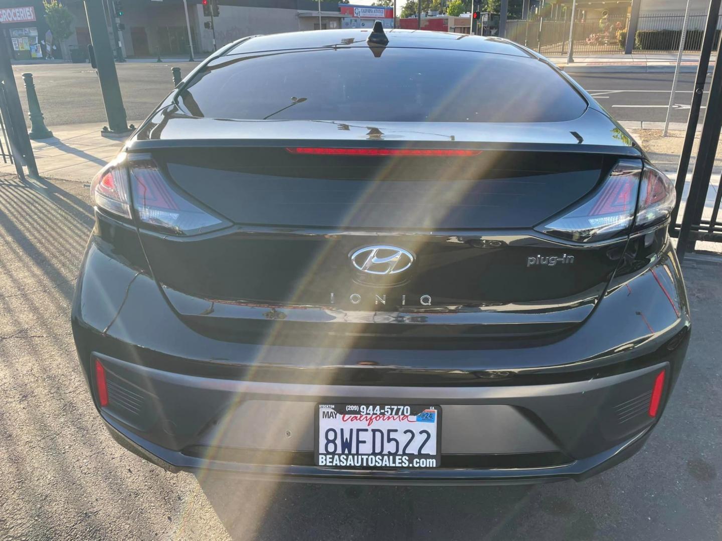 2021 BLACK /GRAY Hyundai Ioniq Plug-In Hybrid (KMHC75LD2MU) , located at 744 E Miner Ave, Stockton, CA, 95202, (209) 944-5770, 37.956863, -121.282082 - PLUS TAXES AND FEES - Photo#9